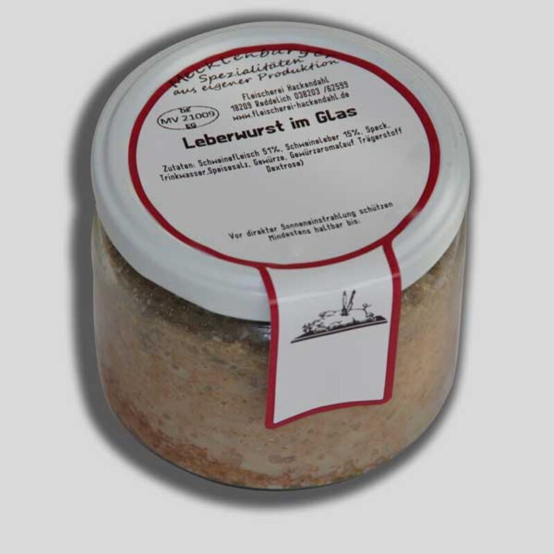 Leberwurst im Glas