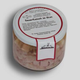 Sauerfleisch im Glas
