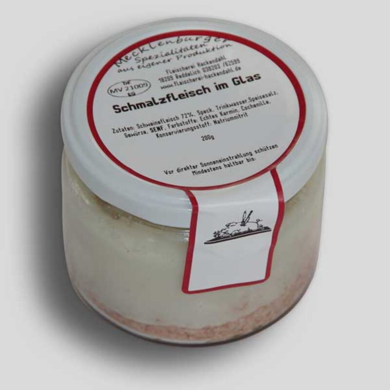 Schmalzfleisch im Glas